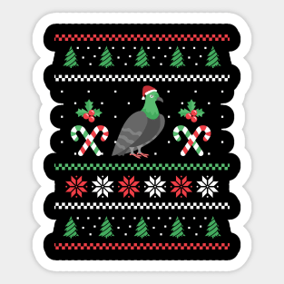 Pidgeon Ugly Sweater Sticker